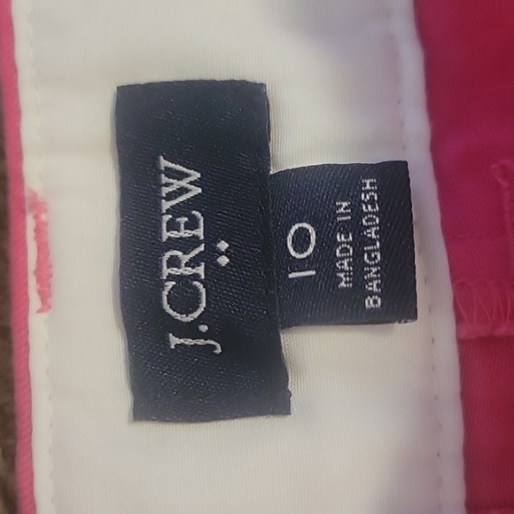 J. Crew Womens Pink Low Rise Flat Front Pockets Shorts, Size: 10 - Picture 4 of 6